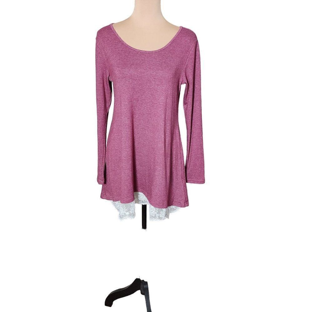 Unbranded Dusty Rose Medium Long Sleeve Shirt